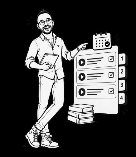 Organized lessons and units